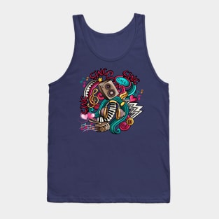 Music lover design Tank Top